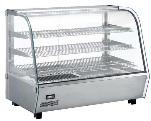Vitrina caliente sobremostrador 160 litros de 856x568x685h mm Línea Pekín XCR-160L