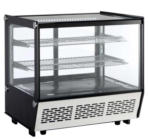 Vitrina refrigerada sobremostrador Cristal Recto 710X568X686h mm Línea Pekín XCW120Z