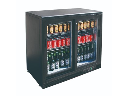 Armario Expositor Refrigerado Bajo 2 Puertas Correderas ETB-90 CC S1 Edenox