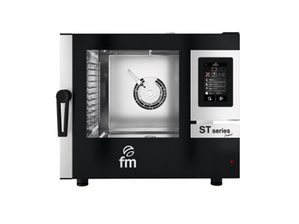 Horno mixto industrial FM STC 611 V7 W 6 bandejas GN 1/1 con autolavado y sonda 400V